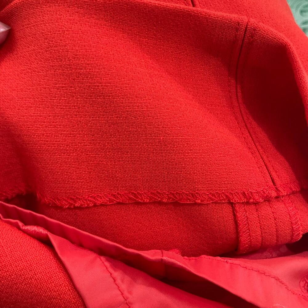 Tory Burch Mariel Orange & Gold Marmalade Knit Sleeveless Shift Dress Size 6 - Picture 5 of 14